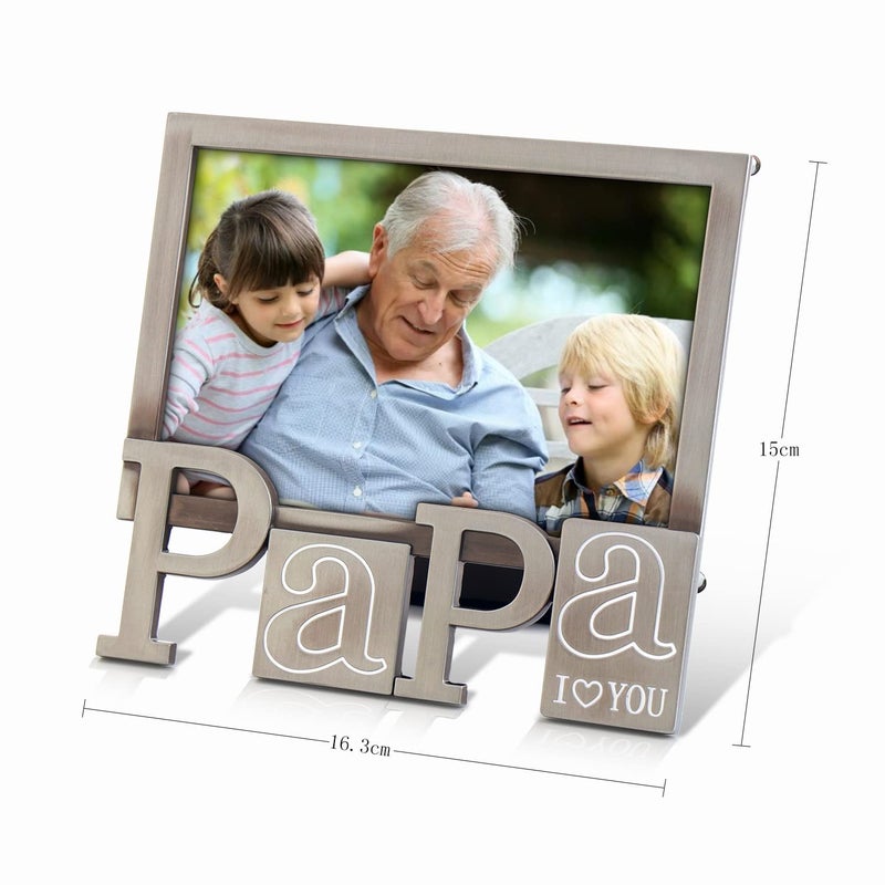 LASODY Papa Picture Frame,Papa Gifts,Father Day Gifts - Image 3